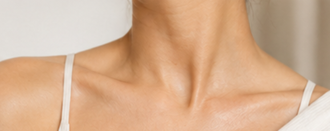 Tratamiento en escote y cuello