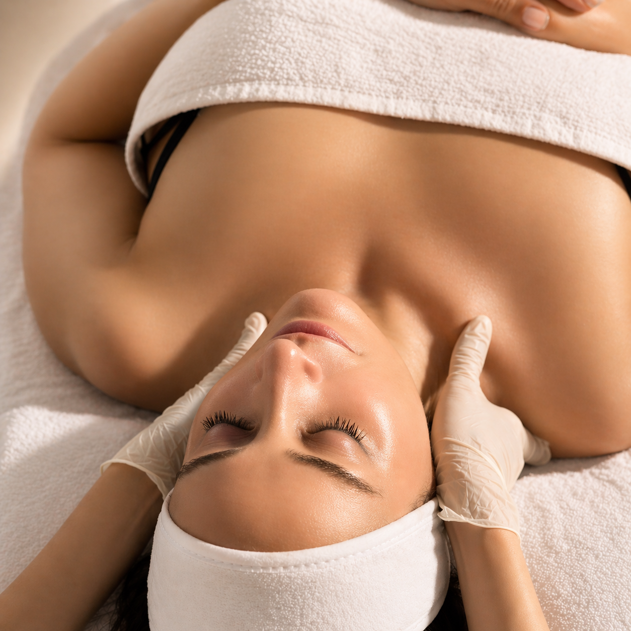 Tratamiento facial exfoliante e hidratante en HROCHA