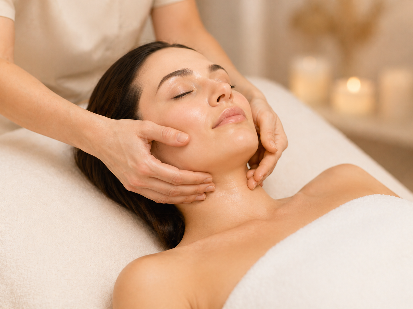 Drenaje linfático facial