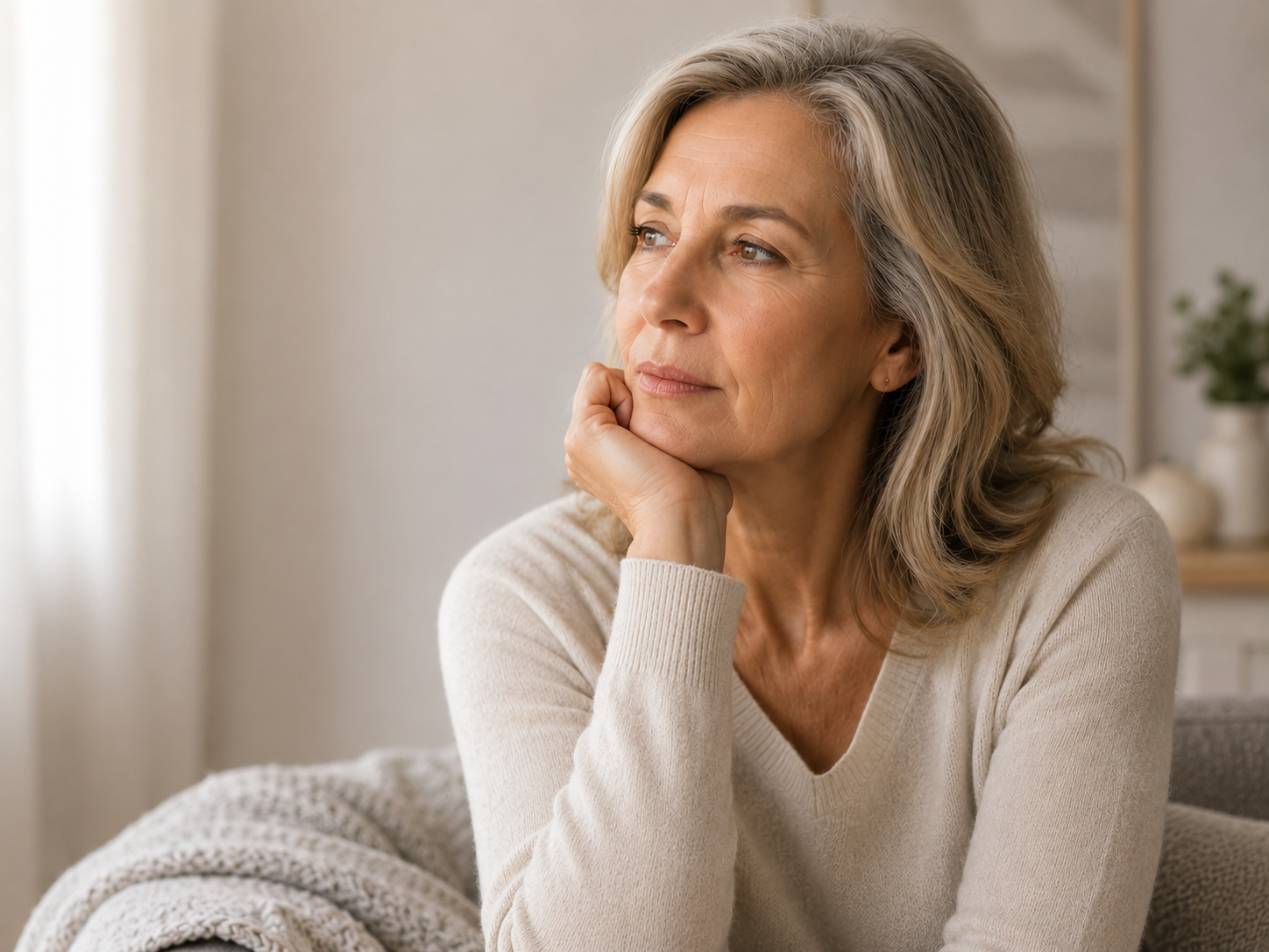 Mujer en etapa de perimenopausia y cambios de bienestar