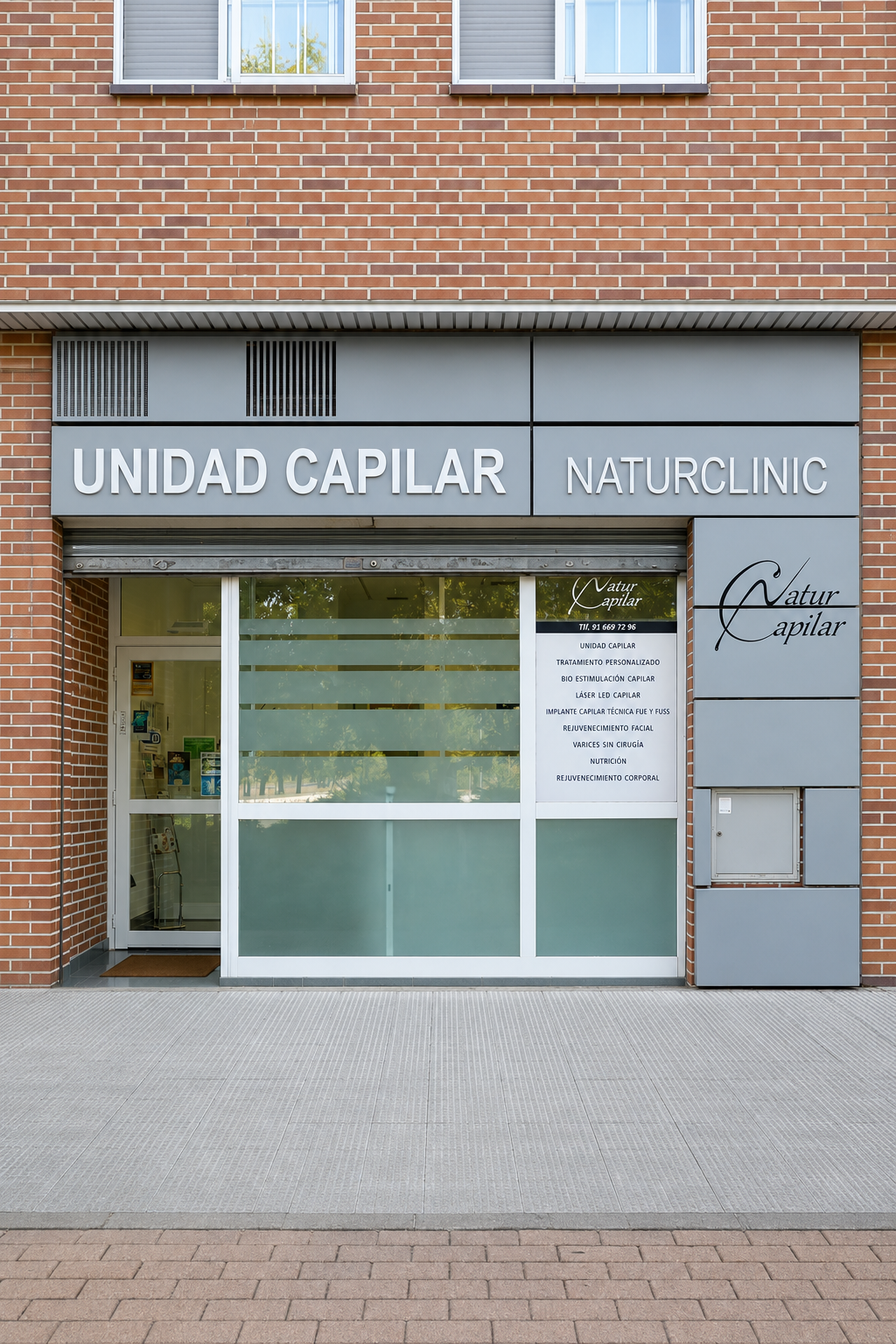 Fachada de NaturClinicCapilar en Coslada