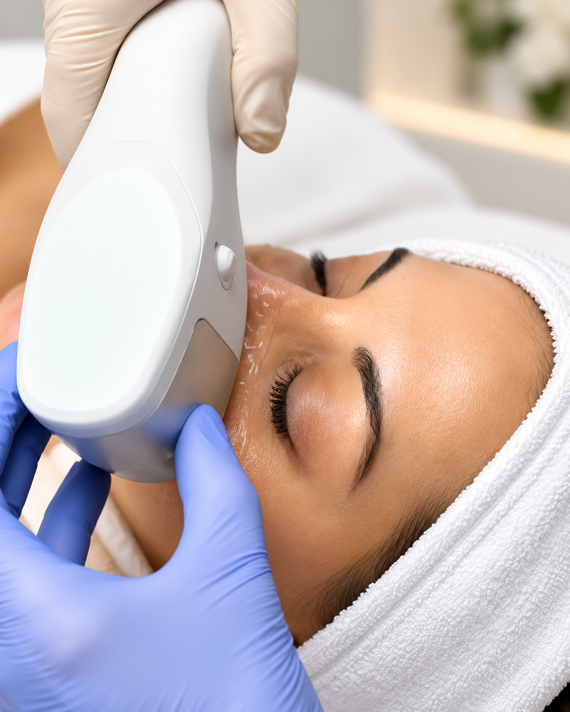 HIFU facial para tratar la flacidez