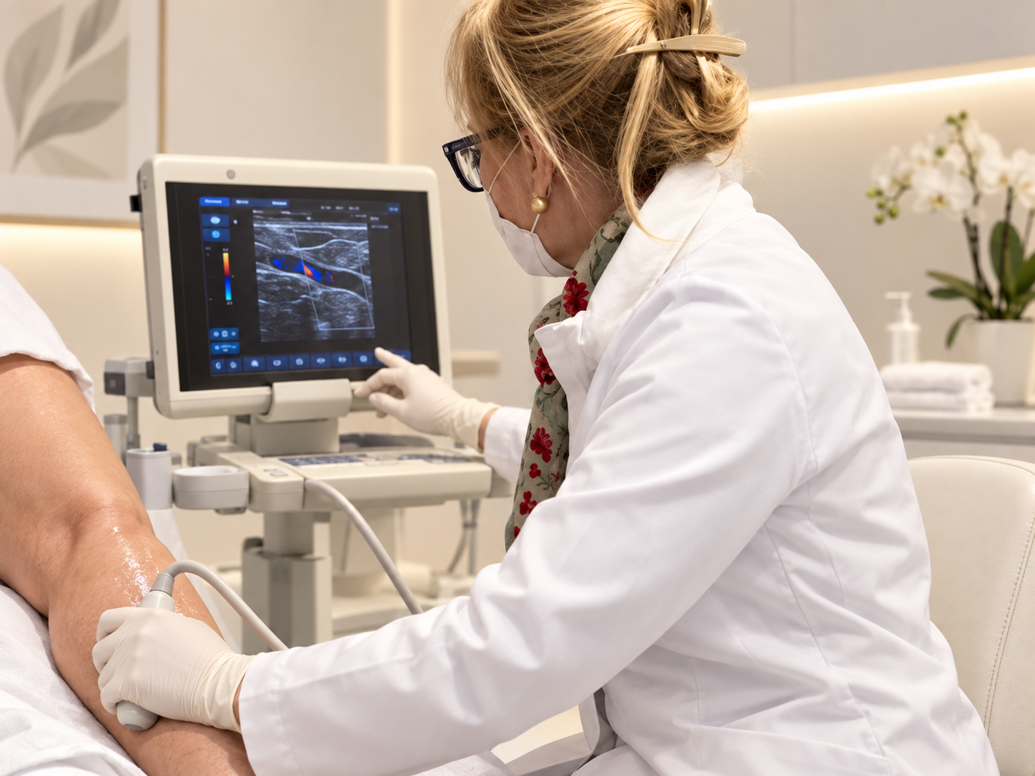 Valoración con Eco Doppler para varices